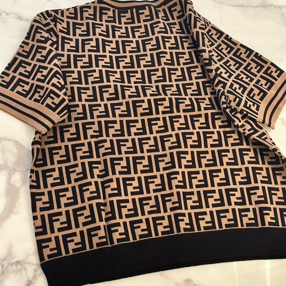COPY - Fendi Fabric FF Motif Sweater - Picture 8 of 13